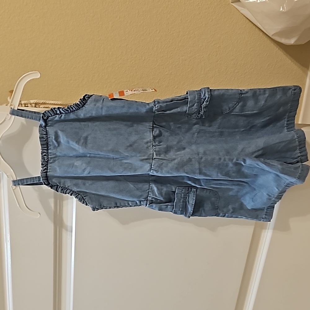 Chambray Romper overalls